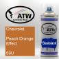 Preview: Chevrolet, Peach Orange Effect, 59U: 400ml Sprühdose, von ATW Autoteile West.